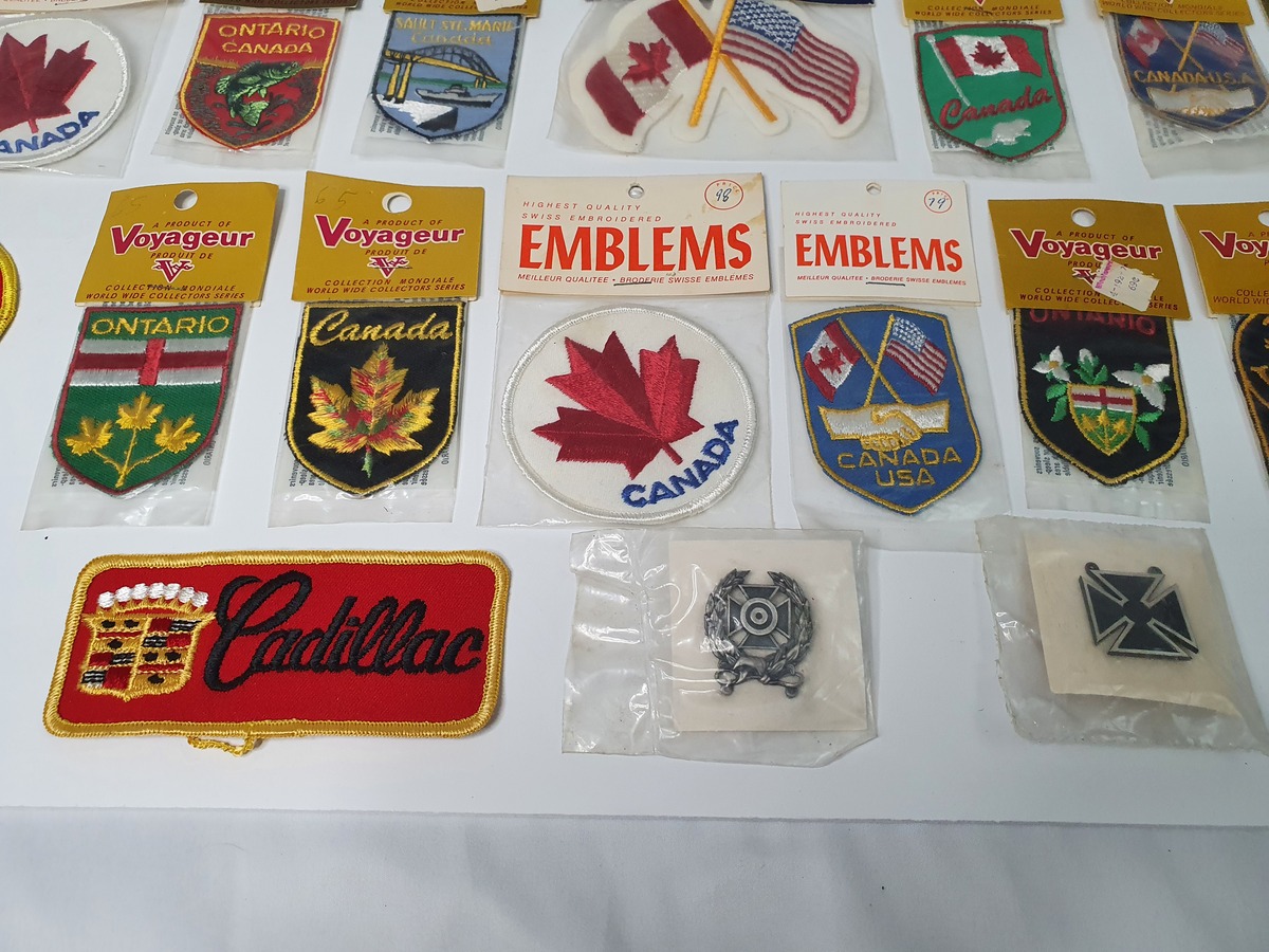 LOT OF ASSORTED VINTAGE MILITARY PATCHES