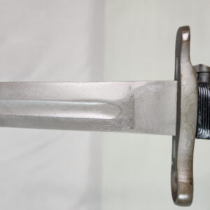 Black Bakelite grips on WWII U.S. M1 bayonet